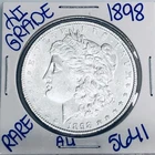 1898 MORGAN SILVER DOLLAR AUTHENTIC HI GRADE U.S. MINT COIN FREE SHIPPING 5641