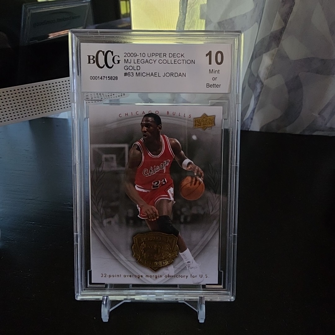 MICHAEL JORDAN 2009-10 Upper Deck 🏀 MJ Legacy Collection Gold #63 BCCG 10 MINT
