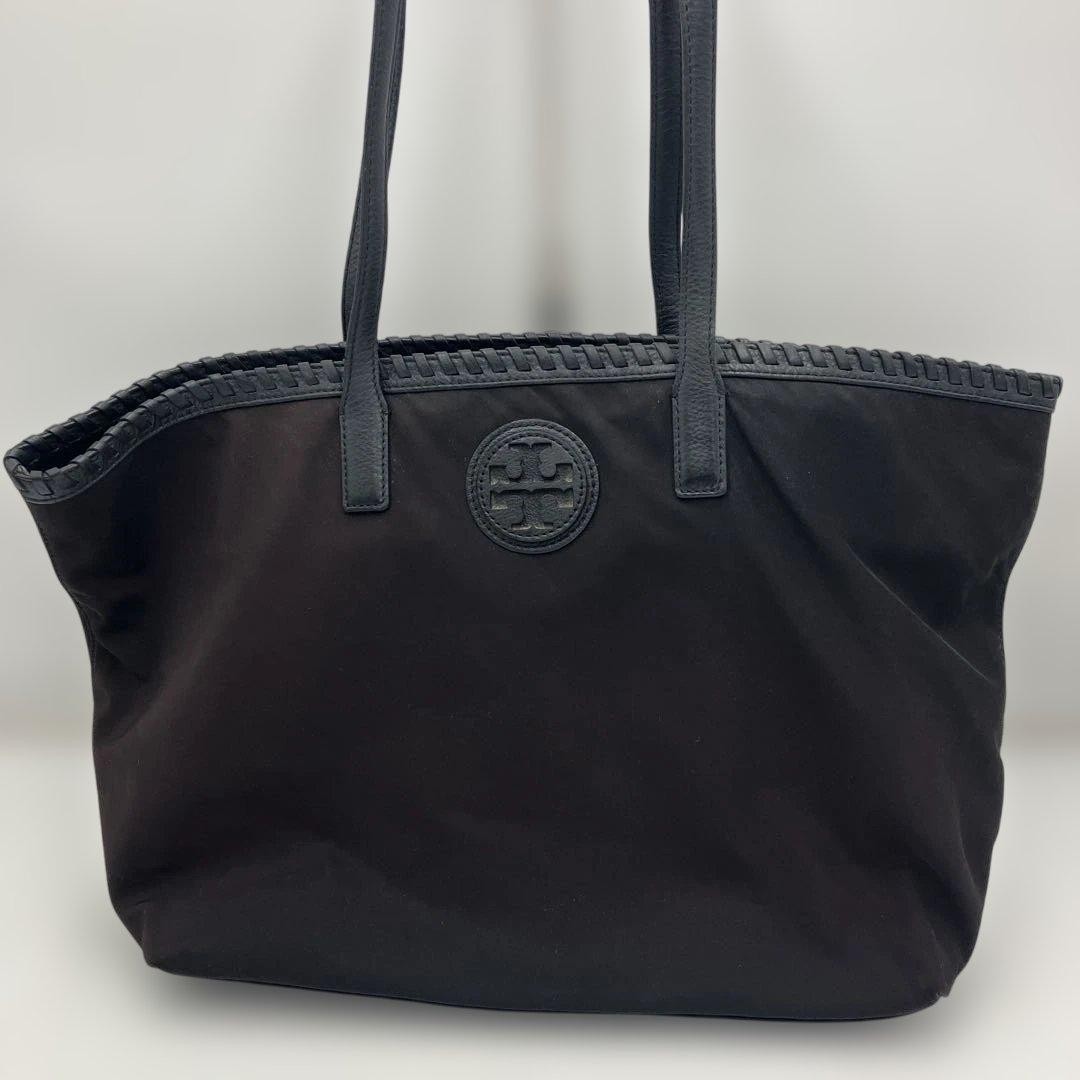Tory Burch Tote Bag Shoulder Bag Nylon Black Women's From Japan thumbnail 2