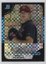 2005 Bowman Chrome First Year X-Fractor 2/225 Matt Albers #238 0q3