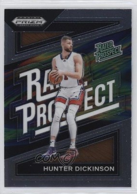 2024-25 Panini Prizm Draft Picks Rated Prospect Hunter Dickinson #5 1ht3