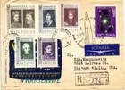 Dr Jim Stamps Poland Air Mail Fdc 1964 Intl Astronautical Congress Registered
