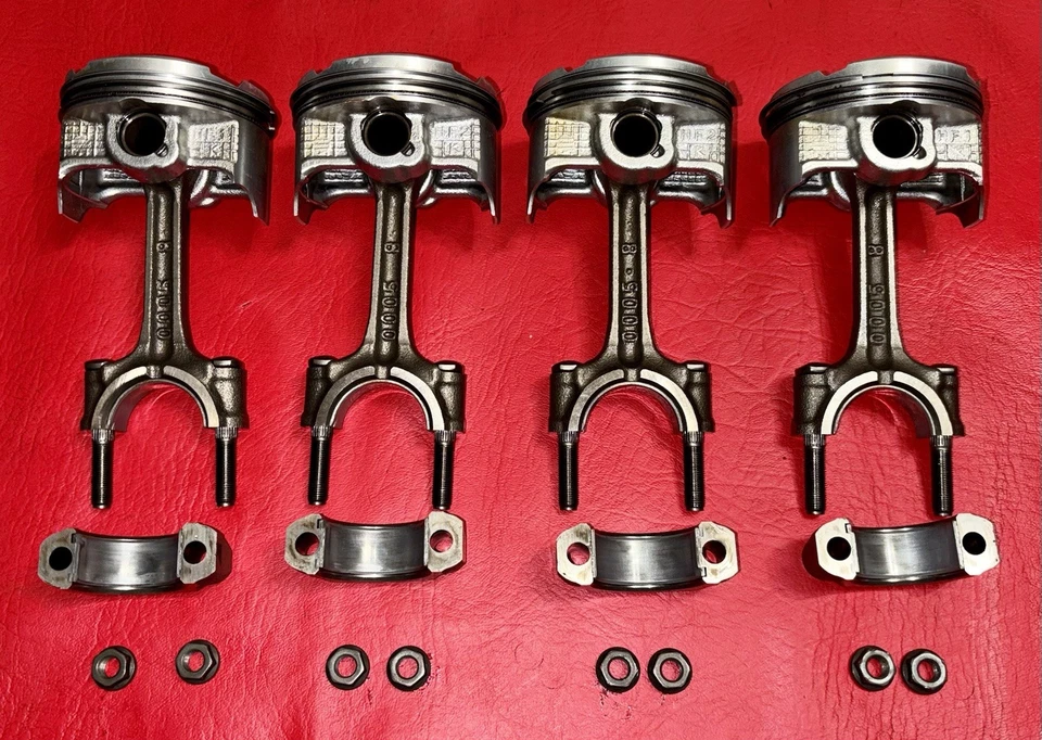 03 2003-2004 KAWASAKI NINJA ZX6R 636 motor pistones con varillas leer Foto 2 de 4