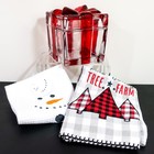 Christmas Entertain Lot, Anne Geddes Baby Reindeer, Canister, & Dish Towels — photo 2