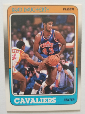 1988-89 Fleer #22 Brad Daugherty Cleveland Cavaliers (OC)