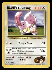 Gym Heroes Brock's Lickitung #41/132 Pokémon TCG Single Card on eBay