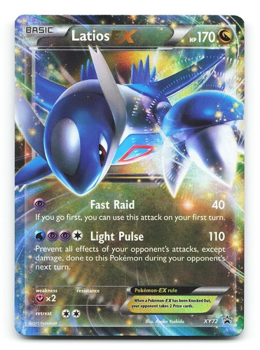 Latios EX XY72 XY Promos Holo Pokemon Card LP