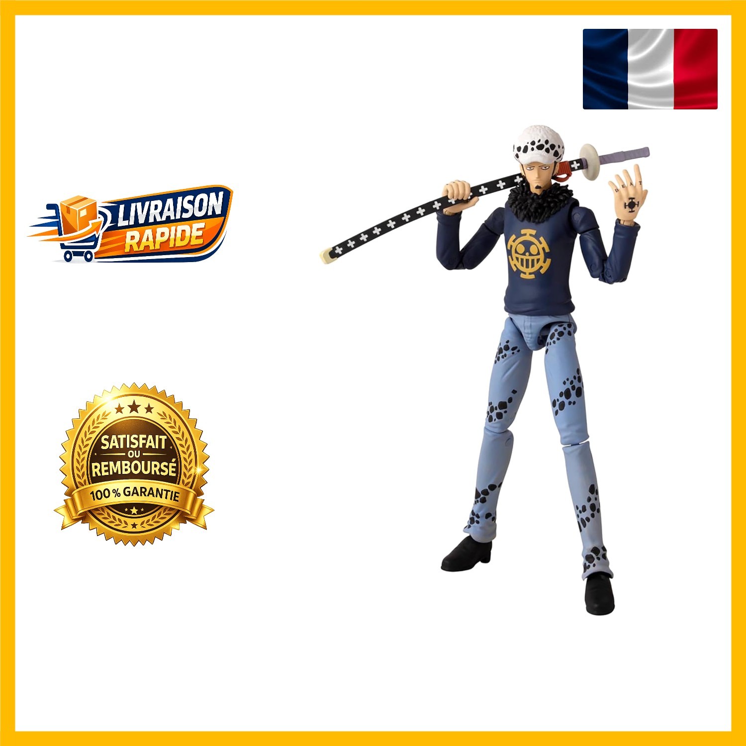 Figurine One Piece Trafalgar Law Bandai Statuette Manga pour Vitrine