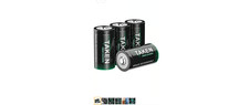 12 pcs Taken 123 Batteries CAN BE RECHARGED 3v 123 Batteries Lithium Cycle 200