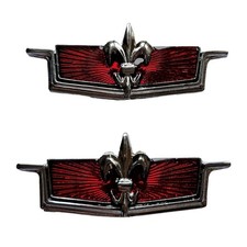 For Chevrolet Caprce Classc Brougham Emblem Set Brand New 9.0cm - 3.5 Red For Chevrolet Caprce Classc Brougham Emblem Set Brand New 9.0cm - 3.5 Red