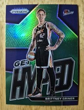 Brittney Griner | 2023 Panini Prizm WNBA Get Hyped Green #5 Phoenix Mercury