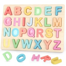 Alphabet Puzzles, ABC Shape Puzzles for Kids, Educational Toys for Toddlers, ...
