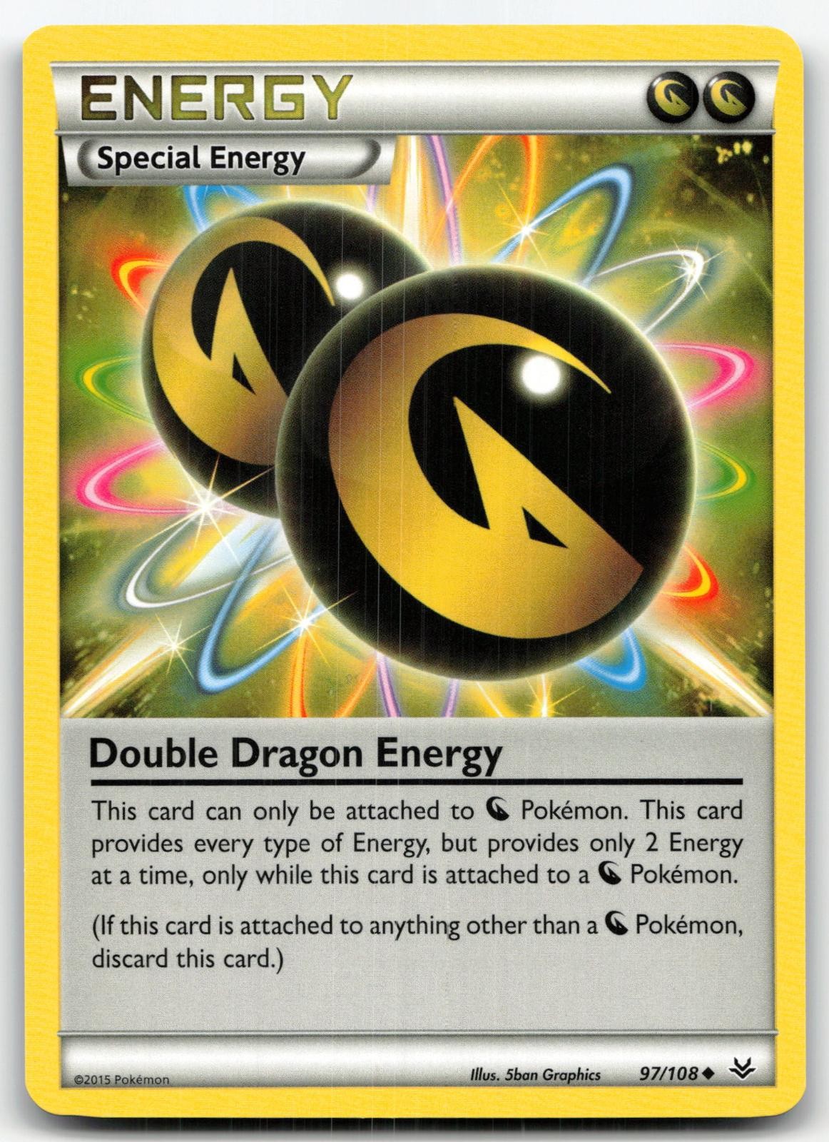 Double Dragon Energy 97/108 Uncommon Roaring Skies Pokemon Near Mint