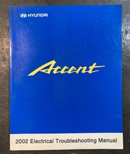 2002 Hyundai Accent Electrical Troubleshooting Wiring Diagram Manual OEM