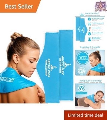 Neck Ice Pack Cold Compress Gel Pad Reusable Relief for Injuries and Headache