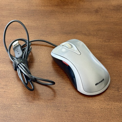 #ad ⭐ Microsoft Wired USB Comfort Optical Mouse 3000 Model 1043 X802474 001 ⭐ $13.49
