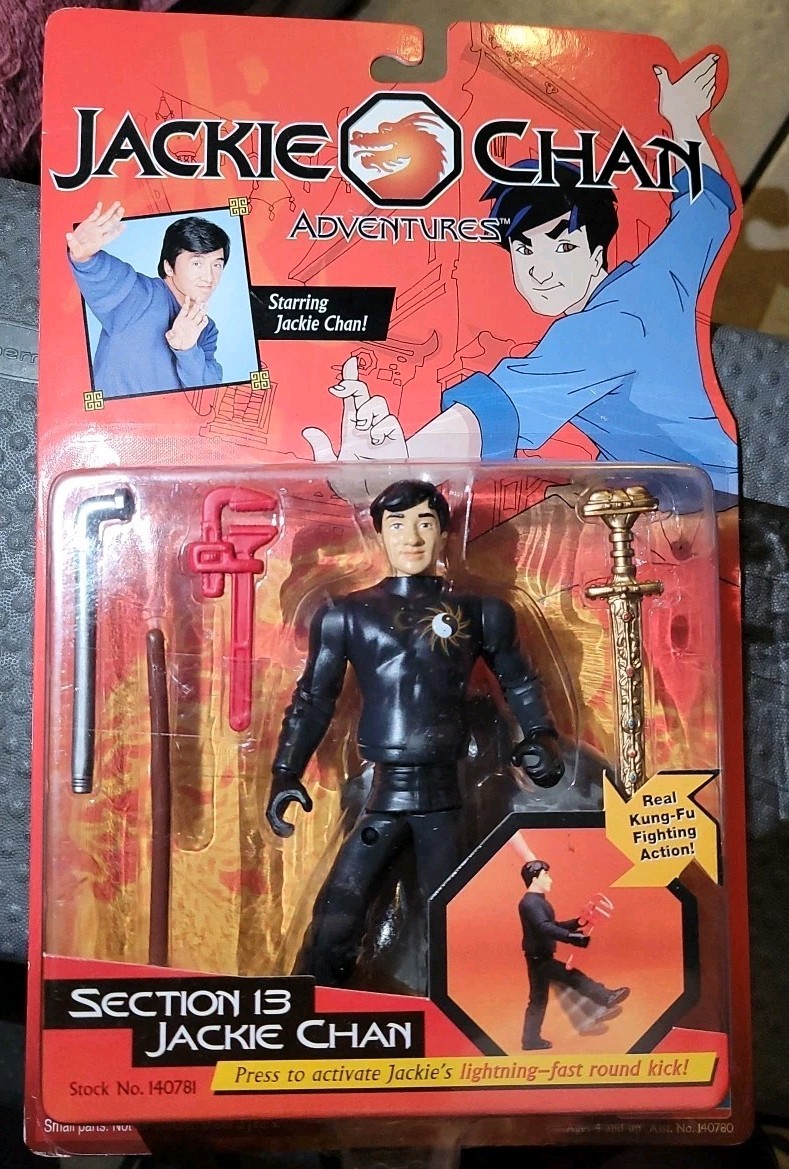 Jackie Chan Adventures Section 13 Action Figure Playmates 2001 New