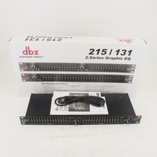 NEW DBX 215 Dual Channel 15-Band Graphic Equalizer Testing Working