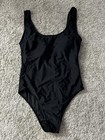 ✨Summer Mae Women's Black Classic U Back One Piece Swimsuit Sz L NWT✨ — photo 1