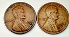 1928-S Lincoln Wheat 1c Pair ~ Fine / Fine+? ~ Get Both Coins ~  G88