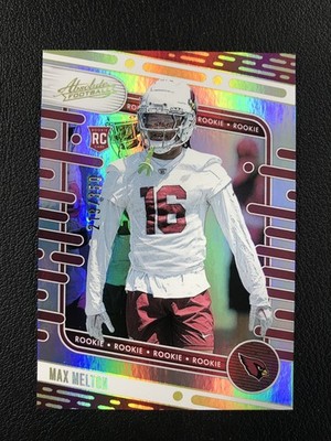 2024 Panini Absolute #143 Max Melton Arizona Cardinals Spectrum /350 RC