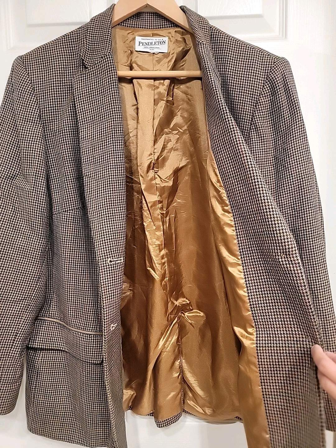 Pendleton Wool Blazer Brown Button Up Womens - image 6