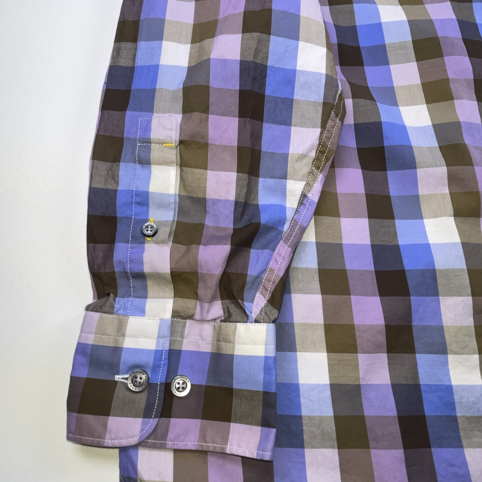 Robert Talbott Classic Sz L Button Front Multicol… - image 19