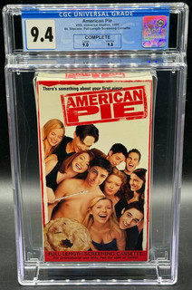 American Pie VHS Tape Promo Screener CIB Complete CGC 9.4 Graded