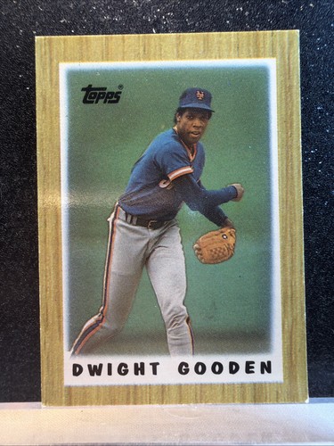 Dwight Gooden #23 1987 Topps Mini League Leaders card