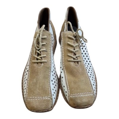 Rieker gr 41 Damen Halbschuhe Schnürschuhe Slipper Sehr Gut K12