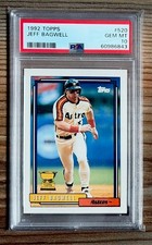 1992 Topps Jeff Bagwell PSA 10 Rookie Cup Astros HOF