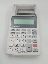 Sharp EL-1611V Printing Calculator 2 Color Black/Red 12 Digits
