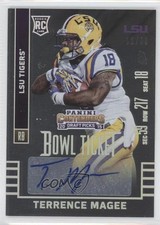 2015 Contenders Draft Picks Bowl Ticket 2/99 Terrence Magee (SEC 59) Auto f0n