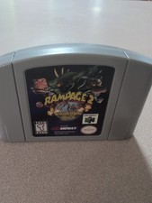 Nintendo 64 N64 Rampage 2 Universal Tour Tested Combine Ship