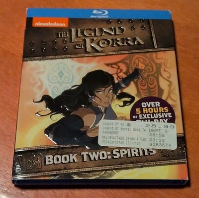 The Legend Of Korra Book Two Spirits Blu-ray Janet Varney  J.K. Simmons Faustino