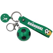 Soccer Key Chain Purse Charm Mini Football Keychains Sport for Backpacks