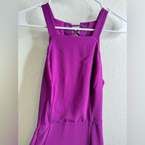 Maxi abito Lulus Super Starlet magenta stringato nuovo con etichetta taglia small - Foto 7 di 16