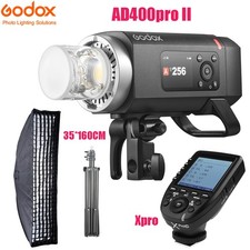 GODOX AD400Pro II 2.4G TTL 400Ws Outdoor Flash Xpro trigger 35 160cm Softbox kit