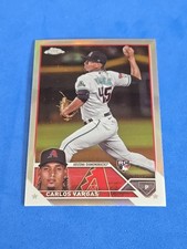 2023 Carlos Vargas ROOKIE RC Topps Chrome Update #USC162 Silver Refractor 