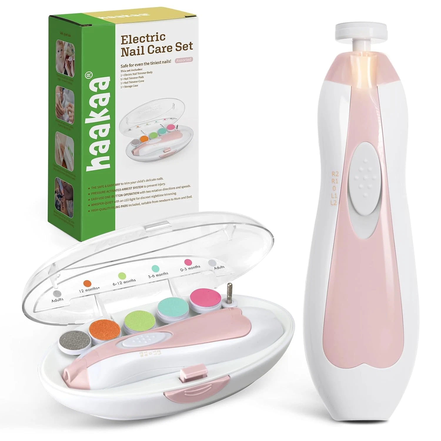 cortaunas electrico seguro para bebes kit lima de unas y manicura
Opens in a new window or tab