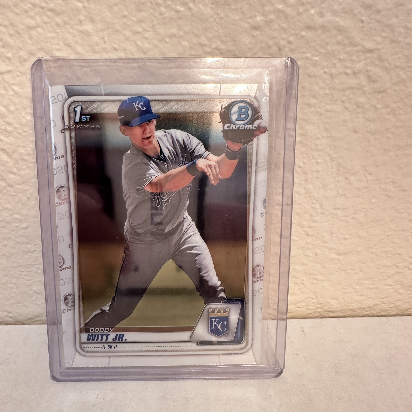 2020 BOWMAN CHROME 1ST Bobby Witt Jr. #BCP-25- Kansas City Royals