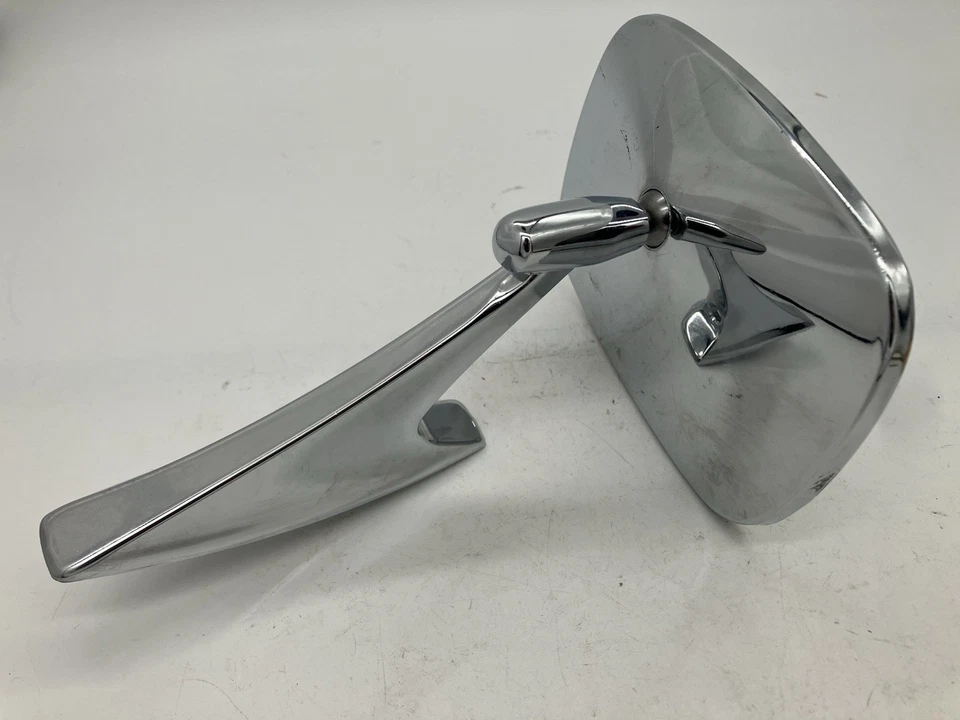 Espejo retrovisor manual cromado derecho Chevrolet Passenger Malibu Monte Carlo Nova 75-79 994904 Foto 3 de 4
