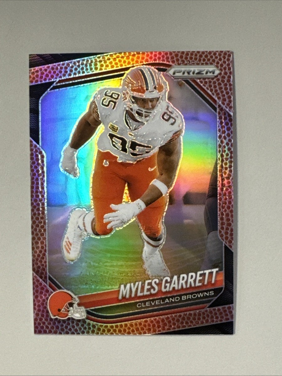 2025 Panini Prizm Myles Garrett Pigskin Prizm /180 | eBay