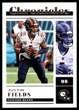 Justin Fields 2022 Panini Chronicles #24 Bears NFL READ FREE SHIP AutographDen