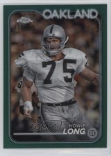 2024 Topps Chrome Teal Refractor 118/250 Howie Long #153 HOF 1ax