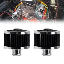 RYANSTAR RACING 2PCS 23MM High Flow Vent Valve Cover Breather Filter Universal C
