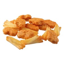 16Pcs Artificial Chicken and French Fries Fake Fried Chicken Model Lifelike F...