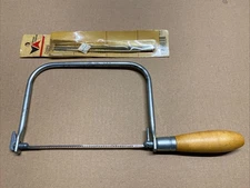 Vintage DISSTON USA No. 10 Coping Saw With 4 Extra Blades