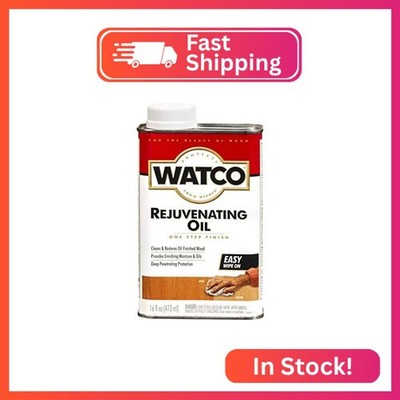 Watco Rejuvenating Oil | Wipe On Application | Restores Oil Finished Wood | Remo