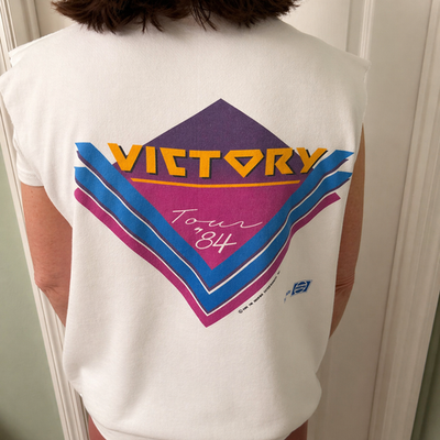 Vintage 1984 Michael Jackson Victory Tour Official Sleeveless